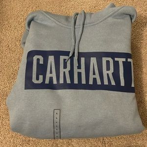 Carhartt Sz L NWT Loose Fit Graphic Sweatshirt- Light Blue